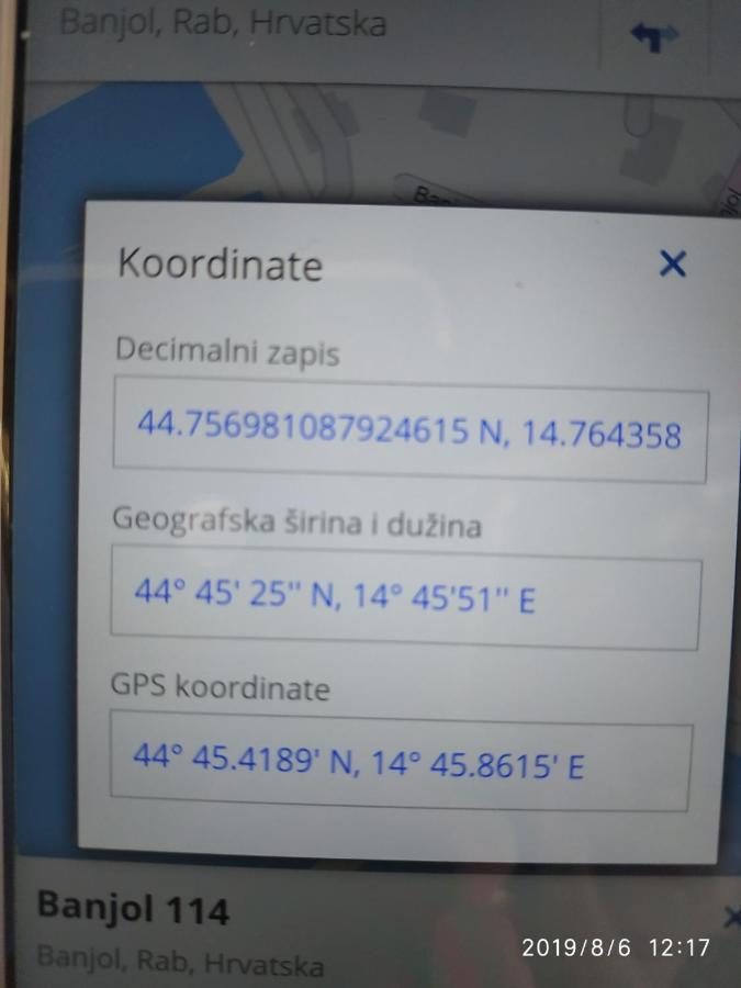 Apartmani Ivic Paka Rab Banjol Extérieur photo